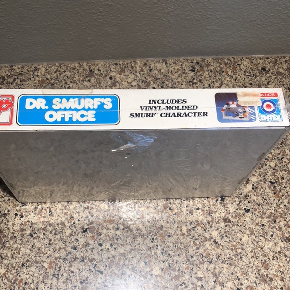 Loc Blocs Dr Smurf office vintage new in package - Picture 3 of 5